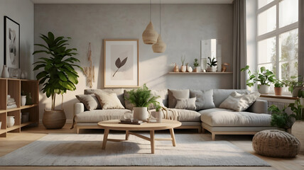 Minimalist Scandinavian Living Room