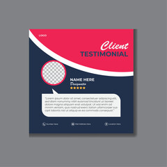modern Testimonial template
