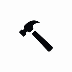 hammer construction icon sign vector