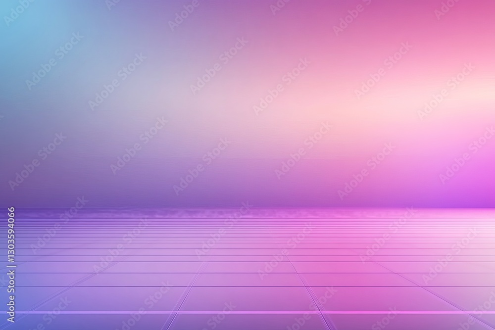 Poster abstract purple pink gradient background digital art modern design futuristic style vibrant colors s