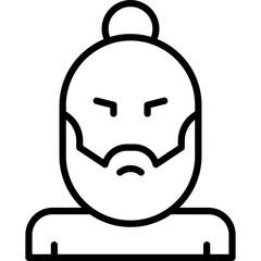 Hipster Style II single vector icon illustration