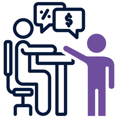 Salary Negotiation Icon