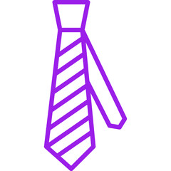 Tie single vector icon illustration