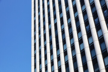 A building seen from a low angle