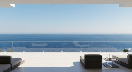 Fototapeta premium luxury home in the morning