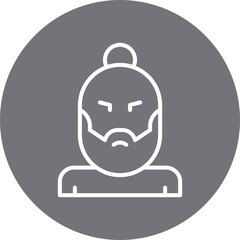 Hipster Style II single vector icon illustration