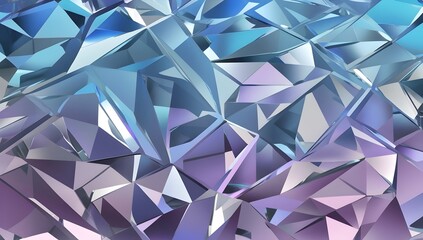 complex transparent gemstone pattern with sharp angular edges for high end packaging and atmospheric visual concepts