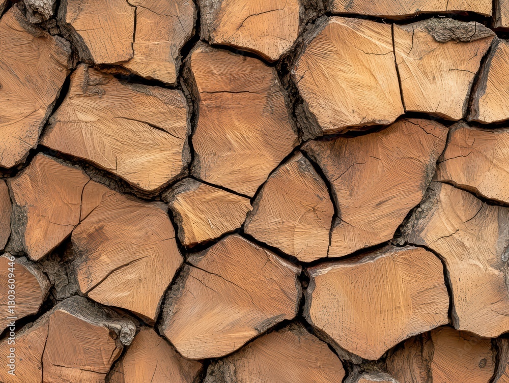 Aufkleber intricate patterns of tree bark displaying chaos and natural beauty in textures and colors