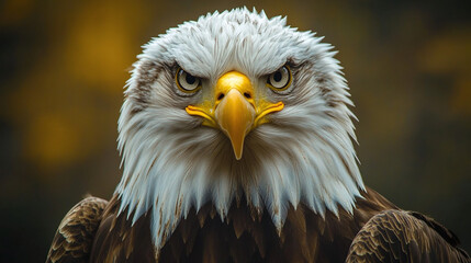 Obraz premium Eagle bird in wildnature, freedom, symbol of America, powerful bird, natureart, wild bird