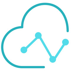 Internet of things, Internet of vehicles sky blue icon pack