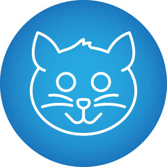 Animal single vector icon illustration