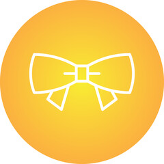 Bow Tie single vector icon illustration