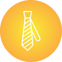 Tie single vector icon illustration