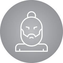 Hipster Style II single vector icon illustration