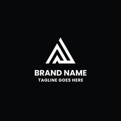 Letter A Creative Icon Logo