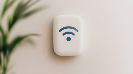 Compact wireless connectivity device for seamless internet access, enhancing home networking with ease of use and modern design.