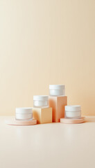 Stacked Skincare Products
