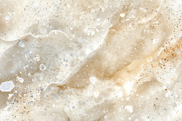 Beige marble texture with silver and gold glitter inclusions creating a luxurious design