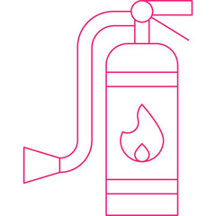 Fire Extinguisher single vector icon illustration