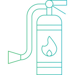 Fire Extinguisher single vector icon illustration