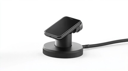 Black Suction Cup Car Holder for Smartphones
