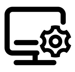 Logistics platform Library outline icon pack