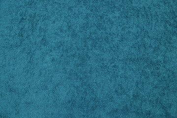 Texture background and abstract pattern of blue towel fabric. Smooth and soft towel fabric. For graphic design, 3D rendering or banner background