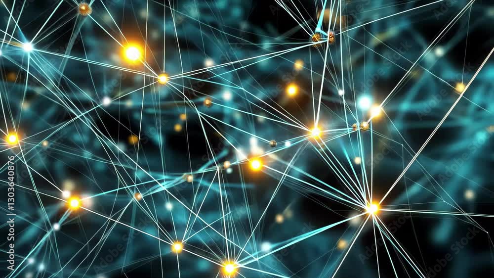 Leinwandbilder abstract network connection background showcasing technology and connectivity in a digital universe,