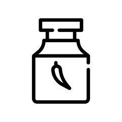 spices line icon