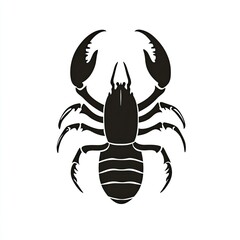 Obraz premium Lobster Silhouette, Graphic Design