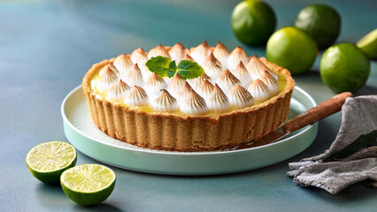Tarte au citron vert de Floride ou Key Lime Pie