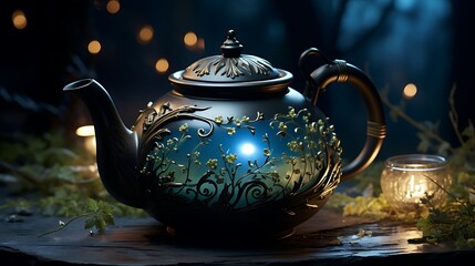 Enchanted Teapot: A Night in the Mystical Forest