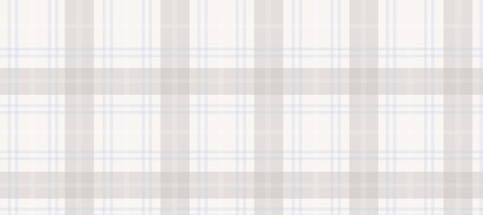 Plaid pastel pattern, light color lines background vector illustration