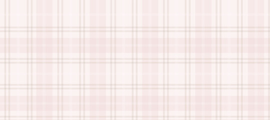 Plaid pastel pattern, light color lines background vector illustration