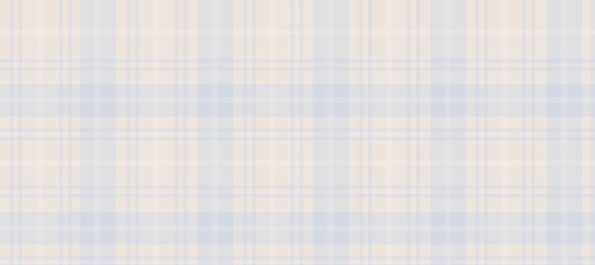Plaid pastel pattern, light color lines background vector illustration