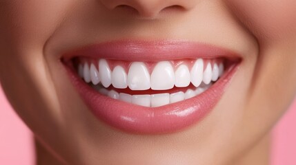 Obraz premium White teeth. Dental health concept