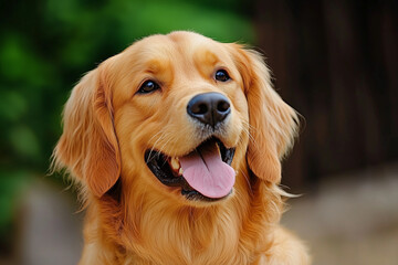 Golden retriever dog