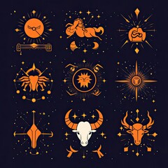 Zodiac Signs Graphic Design