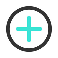 Recording pen black sky blue line icon pack