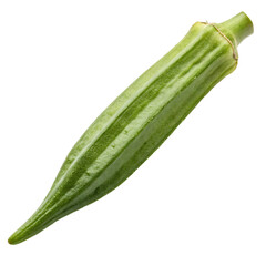 Fototapeta premium Okra isolated on white background