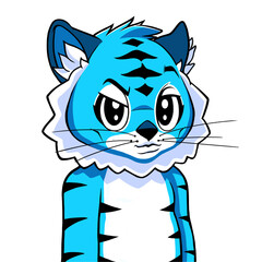 vector illustration of a cat