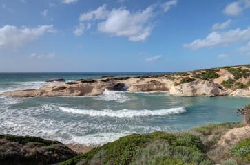 Obraz premium Arches naturelles de S'Archittu, Sardaigne, Italie