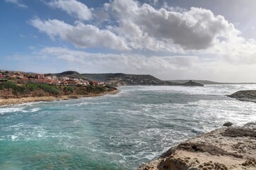 Obraz premium Arches naturelles de S'Archittu, Sardaigne, Italie