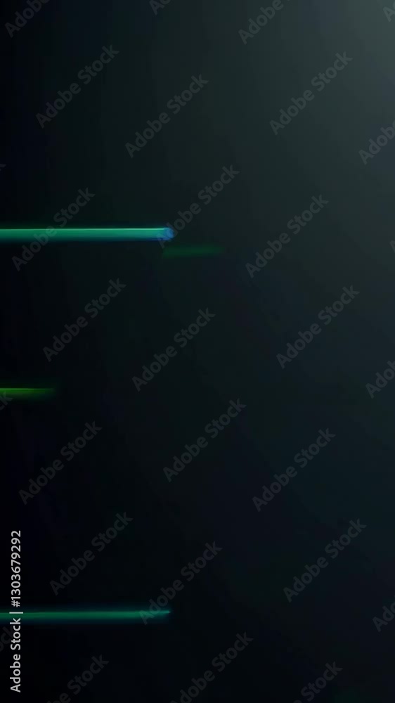 Aufkleber futuristic neon messaging interface with digital transition effect
