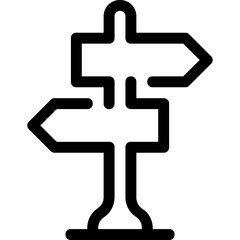 Urban construction outline icon pack