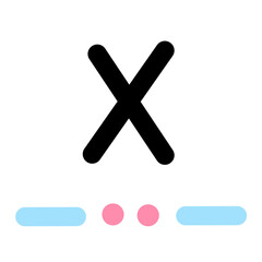 Morse code International alphabet
