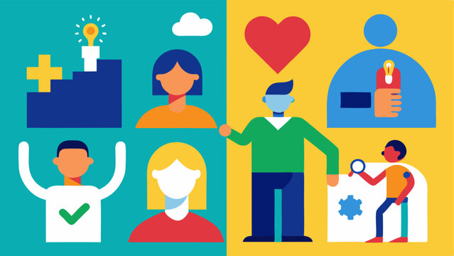 These descriptions highlight various aspects of inclusivity in the workplace showcasing how different abilities can coexist and thrive in a supportive environment.