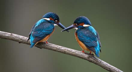 Obraz premium Jewel of the Riverbank The Azure Kingfisher