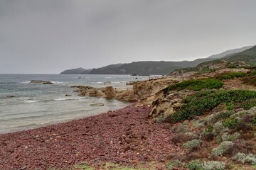 Costa di Tentizzos, Sardaigne, Italie