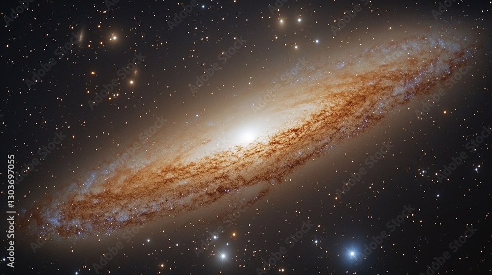 Aufkleber exploring cosmic wonders outer space astrophotography celestial environment deep-space view galaxy c